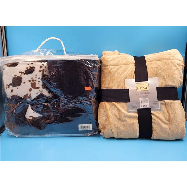 New Distinctly Home 100% Polyester Blanket & Pack Of 2 Blankets