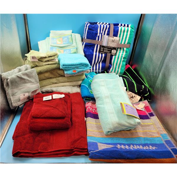 Lot Of New Towels Including Home Trends