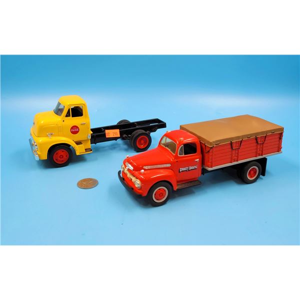 '51 Ford Truck & '53 Ford G-500 Coca-Cola Truck Diecast Models