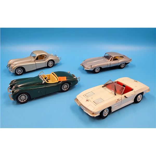 4 Diecast Cars (Jaguar)
