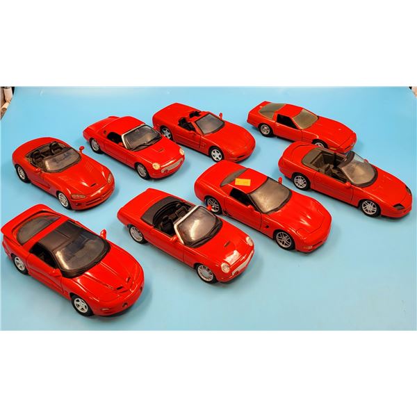 8 Diecast Cars (Chevy, Dodge, etc.)