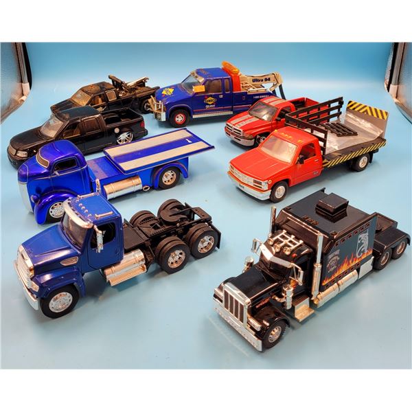 8 Diecast Trucks (Ford, Dodge, etc.)