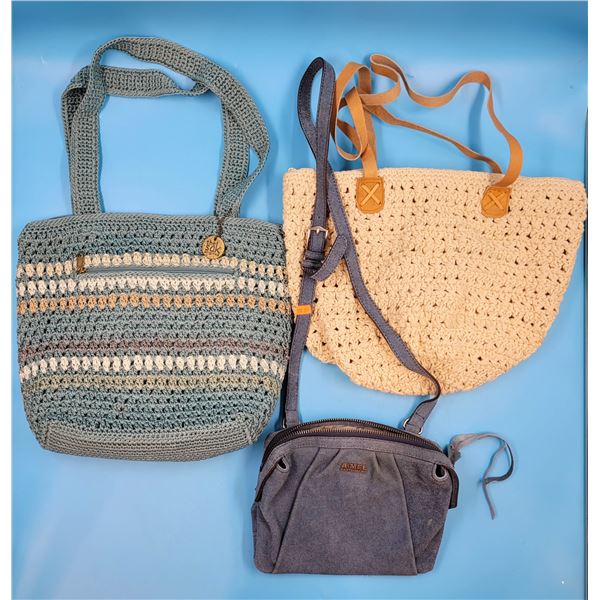 3 Assorted Handbags (The Sak, Aimee Kestenberg, etc.)