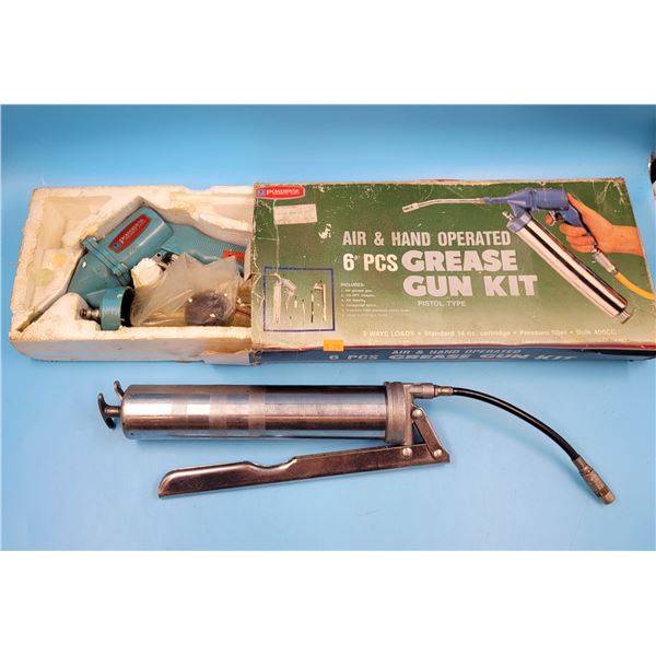 Powerdyne Air & Hand Operated 6 Pcs Grease Gun Kit