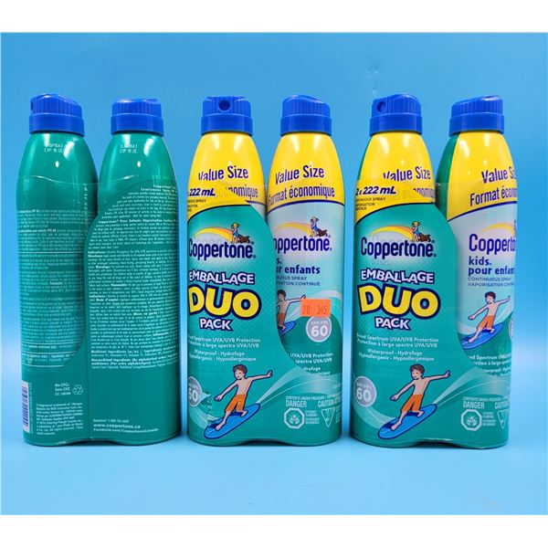 Coppertone Kids Spray Sunscreen Lot