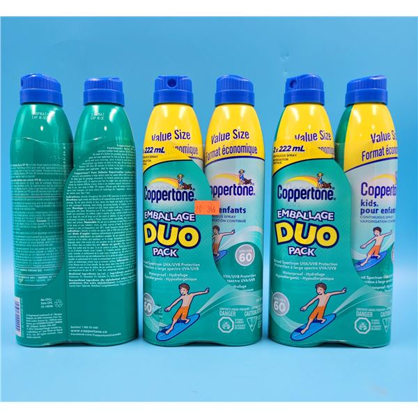 Coppertone Kids Spray Sunscreen Lot