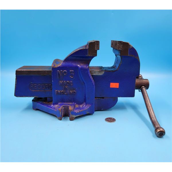 Irwin Record No. 3 Bench Vise Made in England