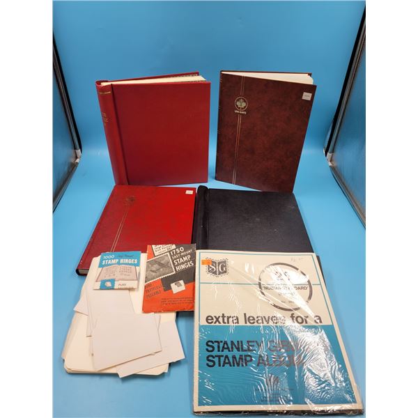 Lot Of New Stamp Books & Supplies