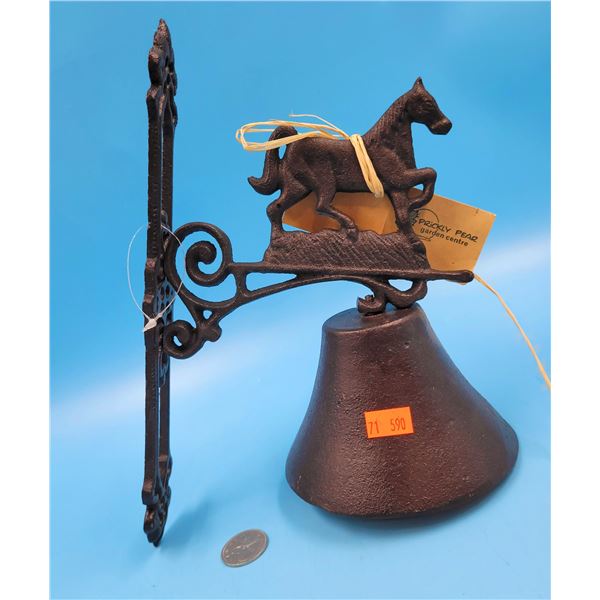 VTG Cast Iron Wall Horse Bell