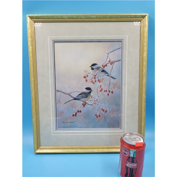 Framed "Levels Of Winter" Print By Russell Cobane