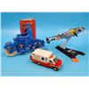 Image 1 : VTG Ambulance Die-Cast Vehicle, Matchbox Plane & Police Bike