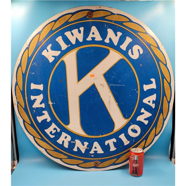 Kiwanis International Metal Sign