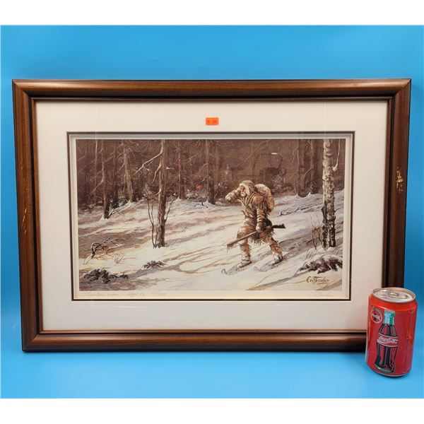 Framed & Signed "Mountain Moen" Print By Crittenden - Expo 86 - 135/950