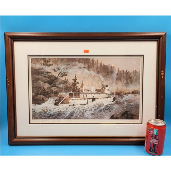Framed & Signed "B.C Express" Print By Crittenden - Expo 86 - 135/950