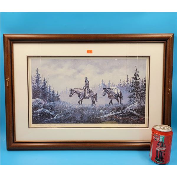 Framed & Signed "Heckhorse" Print By Crittenden - Expo 86 - 135/950