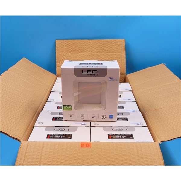 Box Of New 120V LED Dimmable Lights