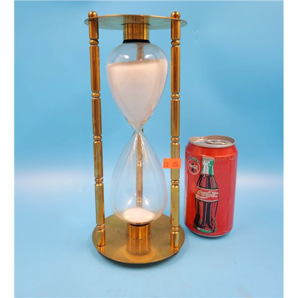 Large Brass Hourglass