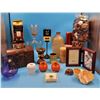 Image 1 : Home Decor Lot w/ Potpourri, Picture Frame, Vases, Candleholders, & More