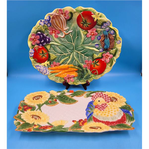 Fitz And Floyd Essentials Plate & Tray