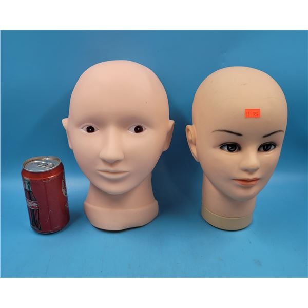 Two Mannequin Heads