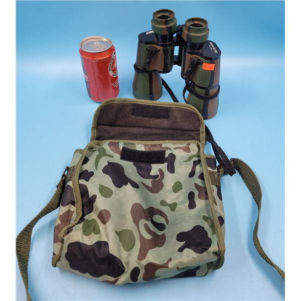 Sotem 4 12 x 50 Camo Binoculars w/ Case Made In USSR