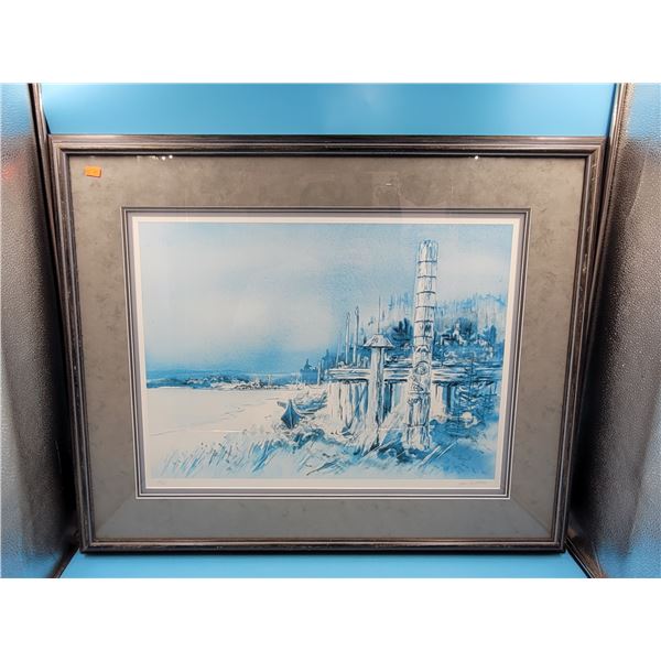 Large Framed & Signed First Nations Print By Joyce Mitchell Print - 145/1200