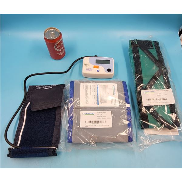 Patientaid Patient Handling Belt, Transfer Sling & Physio Logic Blood Pressure Tester