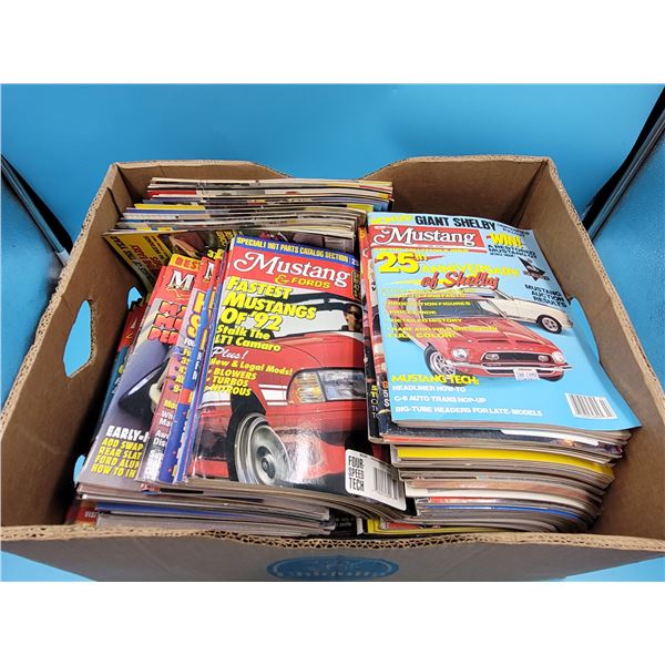 Box Full Of VTG Car Magazines