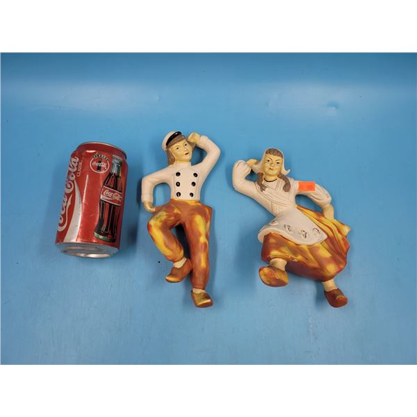 VTG Genuine Hand Painted Devonware Dutch Figurines