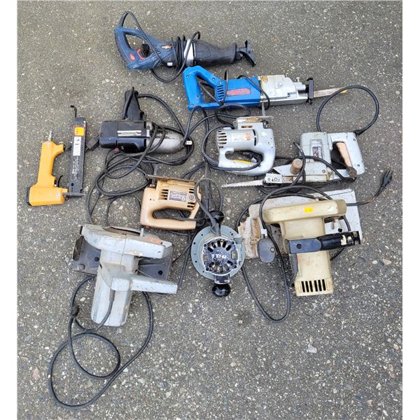 Large Lot Of Power Tools