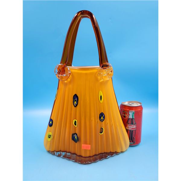 VTG Murano Glass Purse Décor