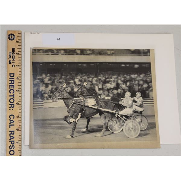 Harness Racing, Featuring Horse Rannah Boy, Driver Herve Filion, Roosevelt Raceway, 1 Photo