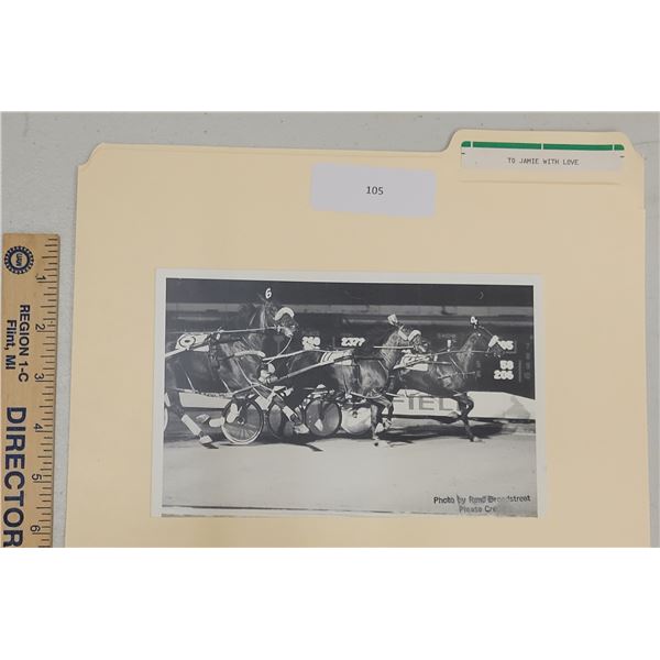 Harness Racing, Featuring Horse To Jamie With Love, 1 Photo