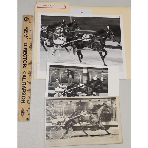 Harness Racing, Featuring Horse Tommy's Becky, 3 Photos