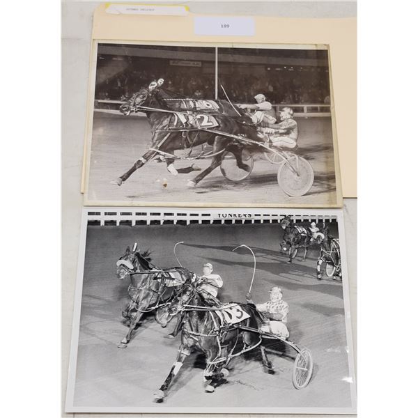 Harness Racing, Featuring Horse Nutmeg Delight, 2 Photos