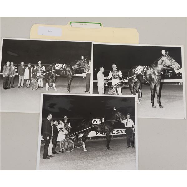 Harness Racing, Featuring Horse Nova Star, 3 Photos
