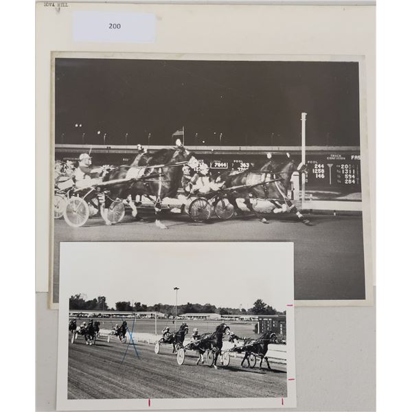 Harness Racing, Featuring Horse Nova Hill, 2 Photos