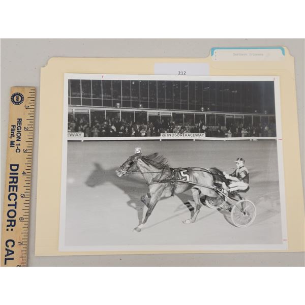 Harness Racing, Featuring Horse Northern Princess, Driver Ron Waples, Windsor Raceway, 1 Photo