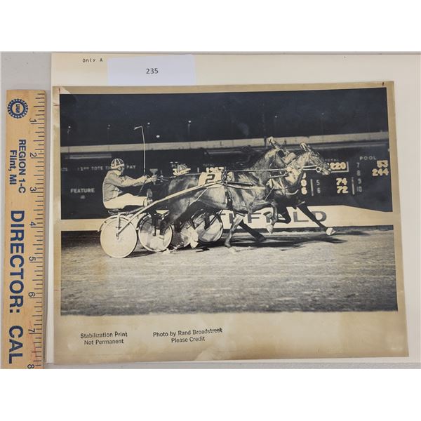 Harness Racing, Featuring Horse Only A, 1 Photo