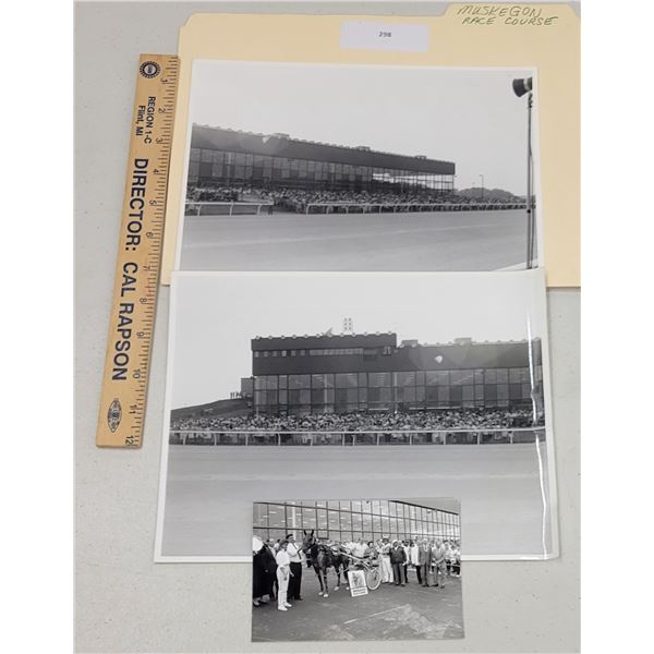 Harness Racing, Scenes From Muskegon Race Course, 3 Photos