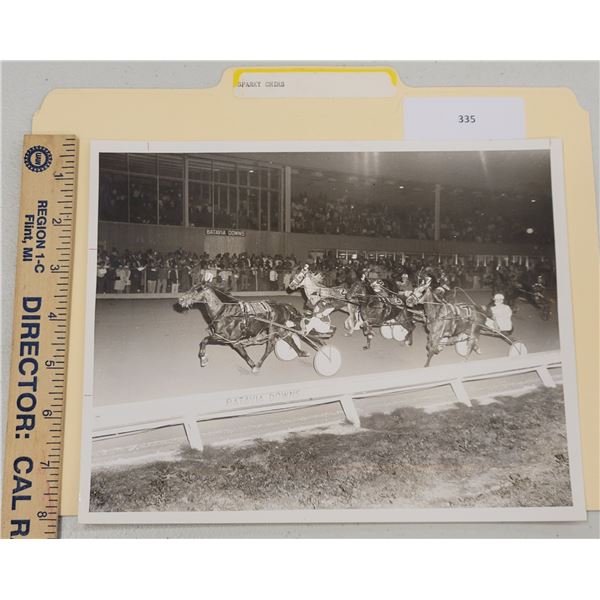 Harness Racing, Featuring Horse Sparky Chris, Batavia Downs, 1 Photo