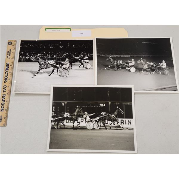 Harness Racing, Featuring Horse Springs Pride, 3 Photos