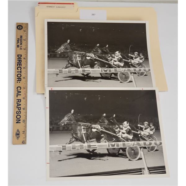 Harness Racing, Featuring Horse Stardust Almahurst, Driver Bill Haughton, Meadowlands Race Track, 2 