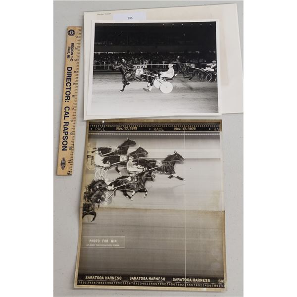 Harness Racing, Featuring Horse Stevie Bowler, Saratoga Harness Racing, 2 Photos