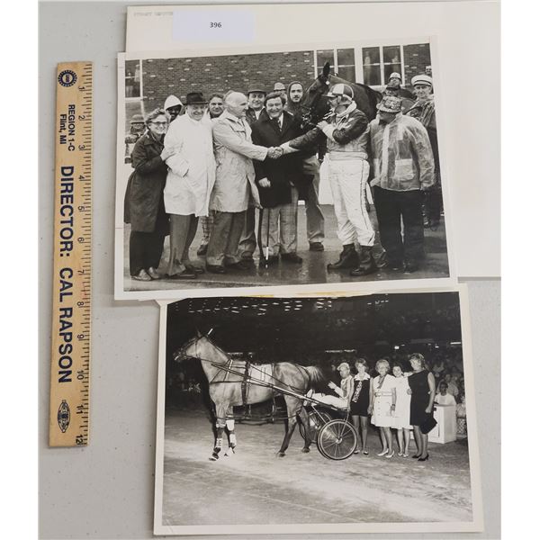 Harness Racing, Featuring Horse Stewart Hanover, 2 Photos