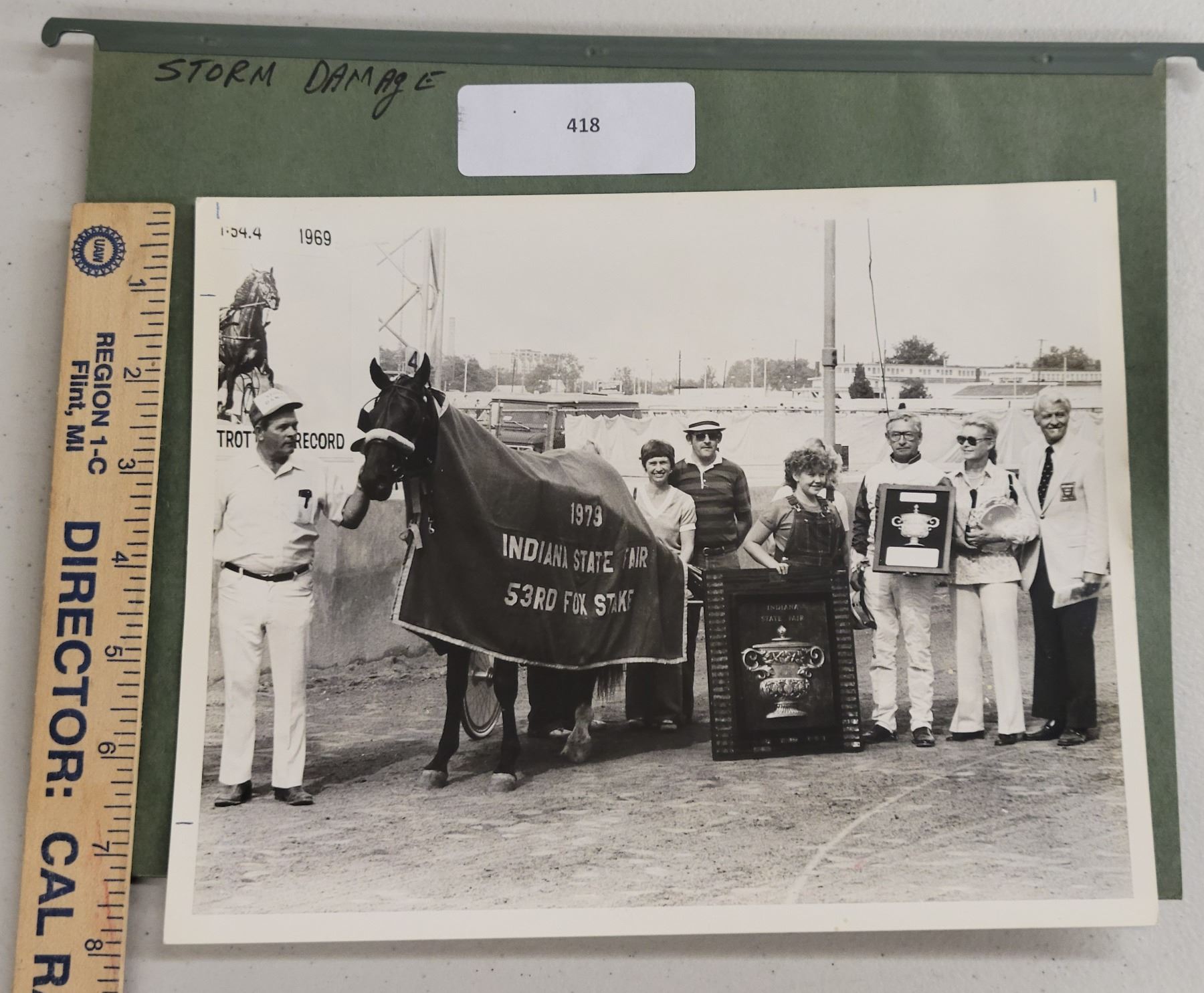 Harness Racing, Featuring Horse Storm Damage, Indiana State Fair, 1 ...