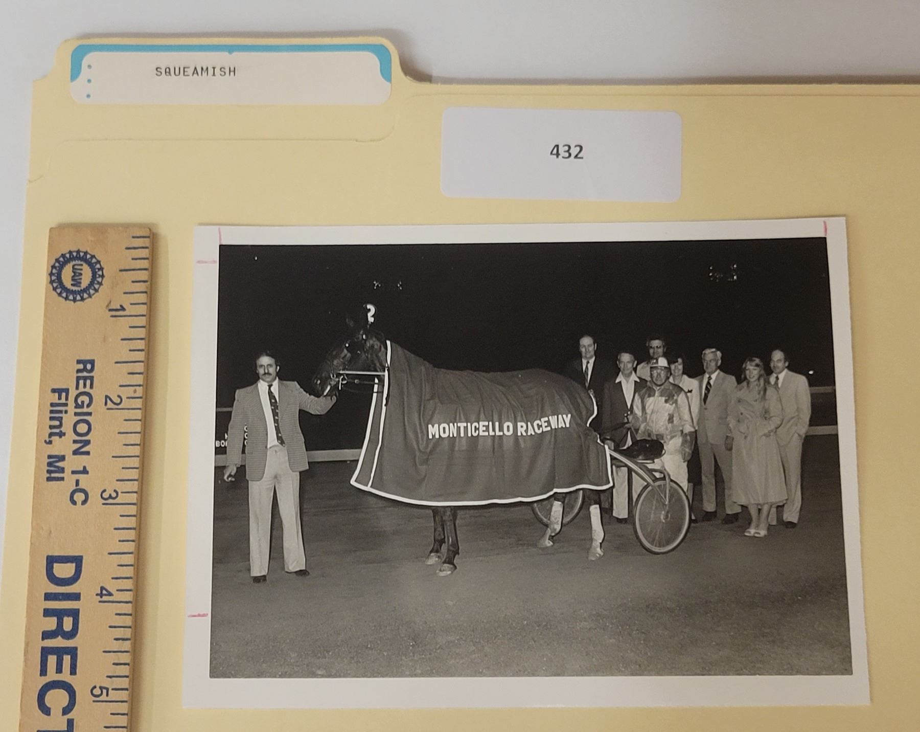 Harness Support Raceway Harness Racing, Featuring Horse Squeamish, Monticello Raceway, 1 Photo ...