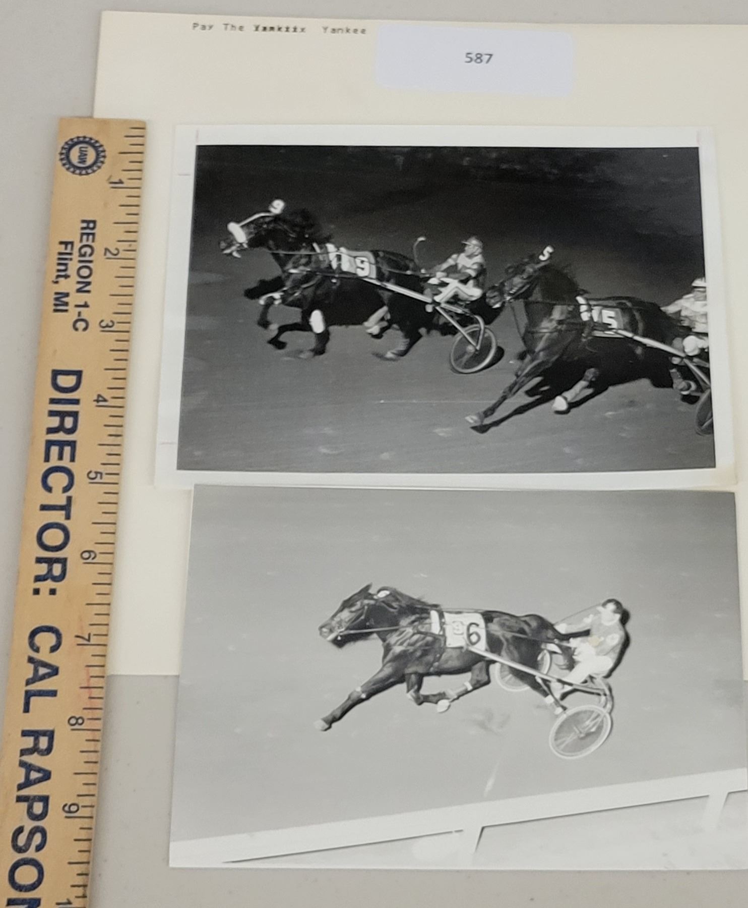 Harness Racing, Featuring Horse Pay The Yankee, Driver Billy Gilmour, 1 ...