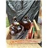 Image 2 : Misc. items in Apple Box Vintage Jugs/Bottles/Books