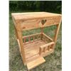 Image 1 : Handmade Wooden Siden/End Table with built in dog//cat bed